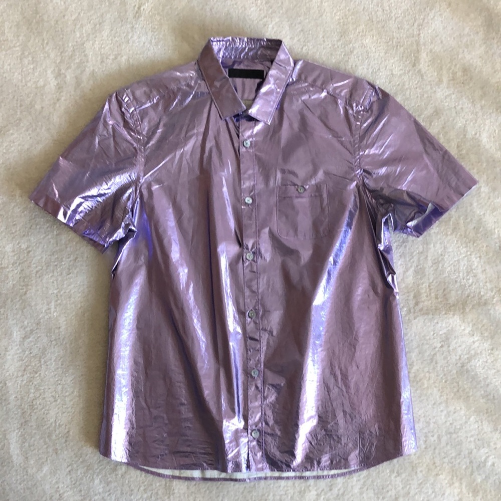 Holographic Lavender Burberry Runway S/S shirt
